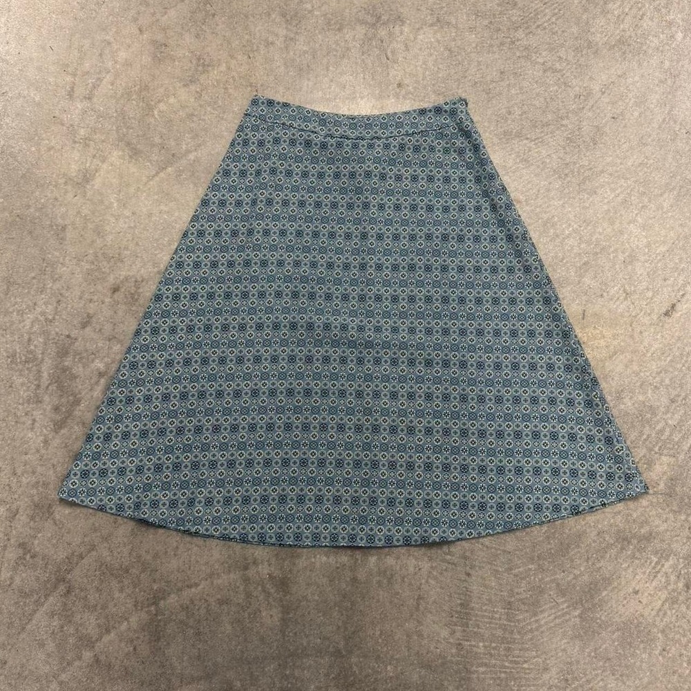 Vintage Jacquard Mini Skirt Women's Boho Indie Preppy 8